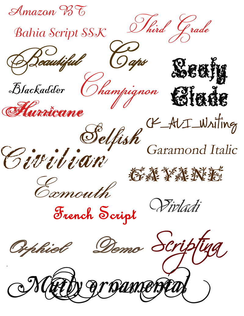 Fancy Free Fonts I Love And How To Installorganize Fonts M A G N A N